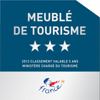 Classé Meublé de Tourisme trois étoiles